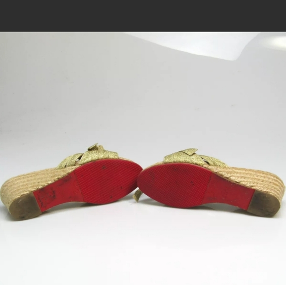 Christian Louboutin Semelle Sandals Size 5 Eur 35 - Picture 7 of 10
